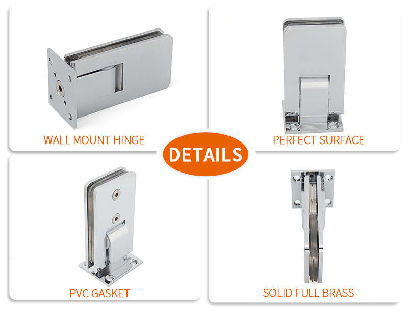 Glass To Wall Fix Shower Door Top Hinge - Buy shower door top hinge ...